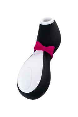 Вакуум-волновой бесконтактный стимулятор клитора Satisfyer Pro Penguin NG, силикон, черный, 11,5 см.