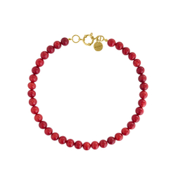 Колье Будапешт из бусин камня