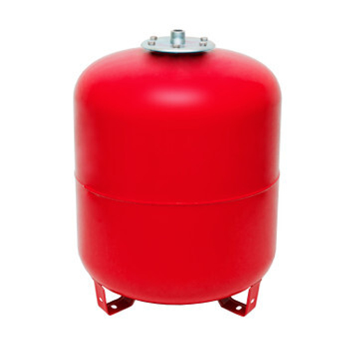 Расширительный мембранный бак для отопления, 50 л, вертикальный красный