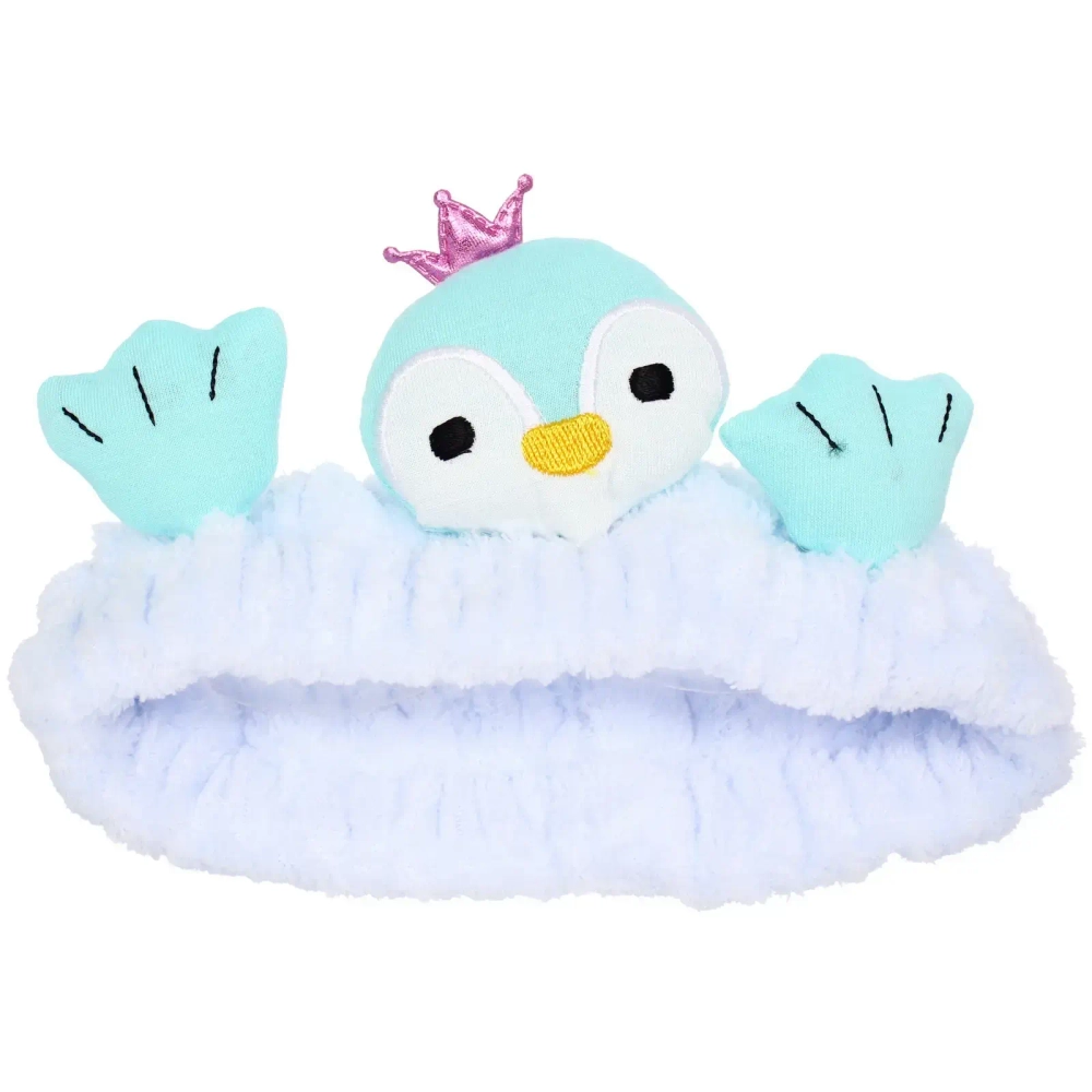 Повязка на голову косметическая «ДАЙМОНД РУШ», цвет лавандовый, пудровый, небесный и серый, 20*5.5см (ZIP пакет)