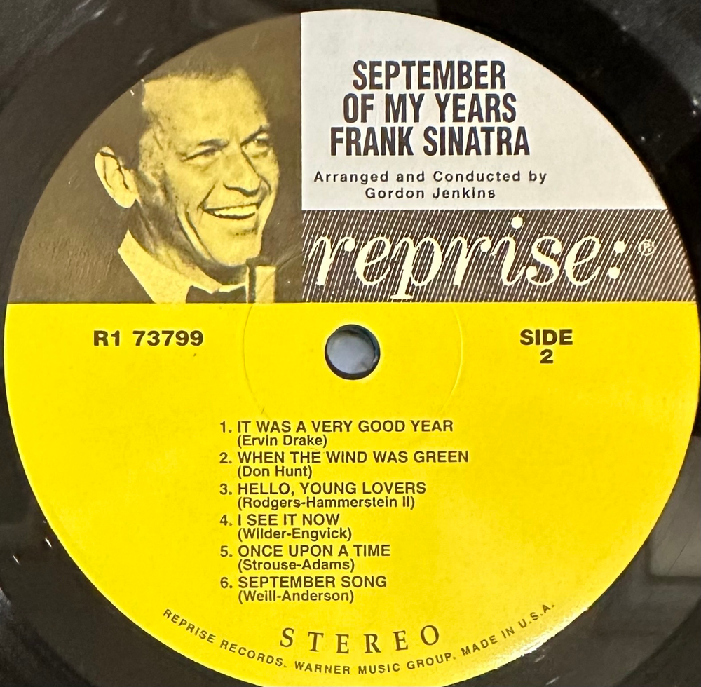 Frank Sinatra- September Of My Years (США 2004г.)