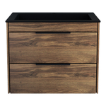 База под раковину Chiara 2D 600 подвесная, 2 выкатных ящика soft-close, C.Oak