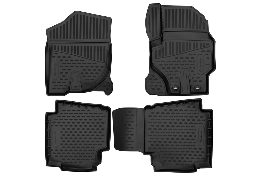 Коврики 3D в салон для TOYOTA Sienta (II) (4WD) 2015-н.в.Компактвэн, правый руль, 4шт. (полиуретан)  AFM3DA36146210K