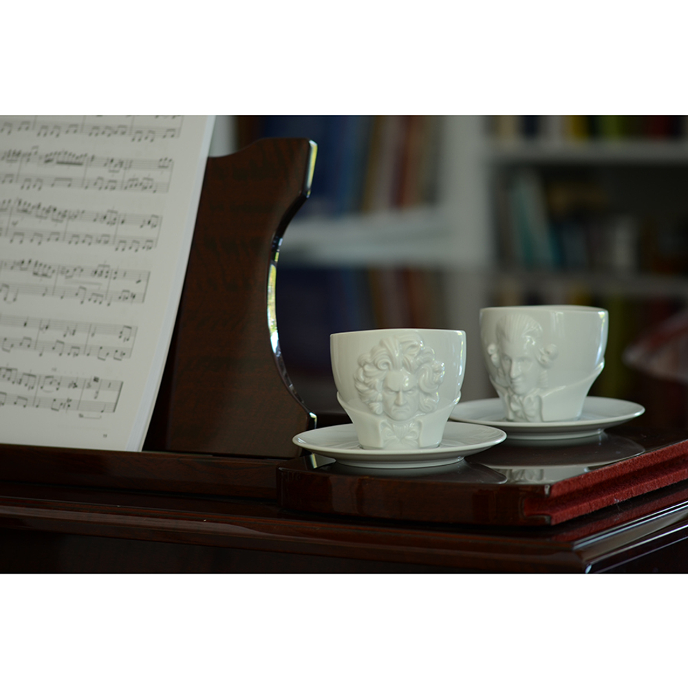 Чайная пара talent wolfgang amadeus mozart, 260 мл, белая
