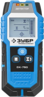 Детектор проводки ЗУБР DX - 750, 100 мм, Профессионал (45260)