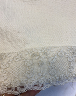 кружево на сетке вышивка шелк/хлопок (Франция) ш-7см отрез 0,6 м