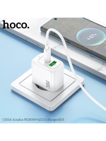 Сетевое зарядное устройство HOCO CS55A USB-C USB-A 30W