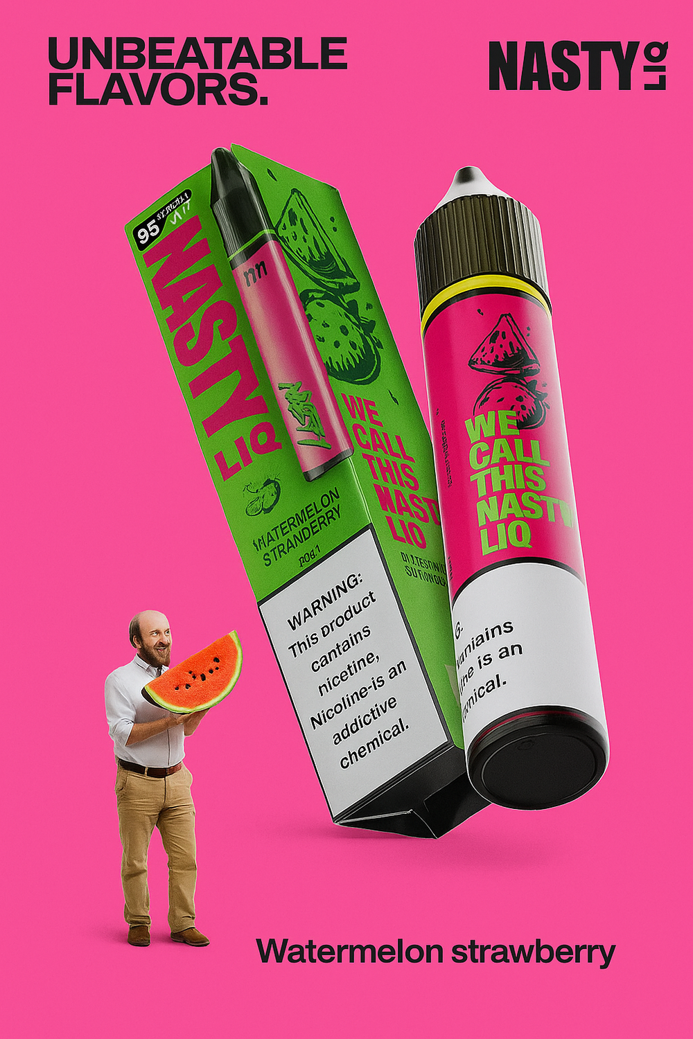 NASTY - Watermelon Strawberry (5% nic, 30ml)