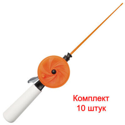 Удочка для зимней рыбалки ПИРС Мастер телескопическая "Окунь" WHP 60P L200 (ручка 85 мм) ЧК, (упк. 10шт.) (удочка зимняя)