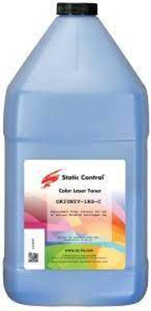 Тонер OKIUNIV-1KG-C для OKI C610, C810, C9650, Pro9541 (1кг, голубой) Static Control
