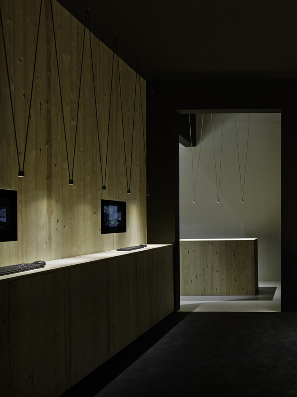Подвесной дизайнерский светильник Match by Vibia (3 плафона)