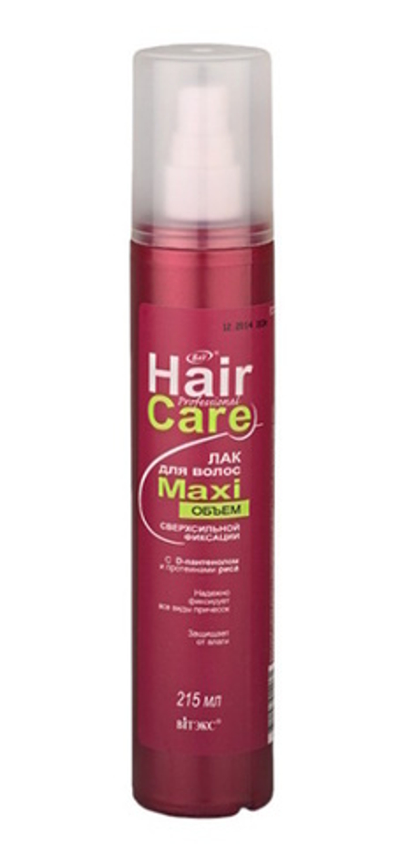 Лак для волос "МАXIобъём" сверхсильной фиксации 215 мл. ВИТЭКС