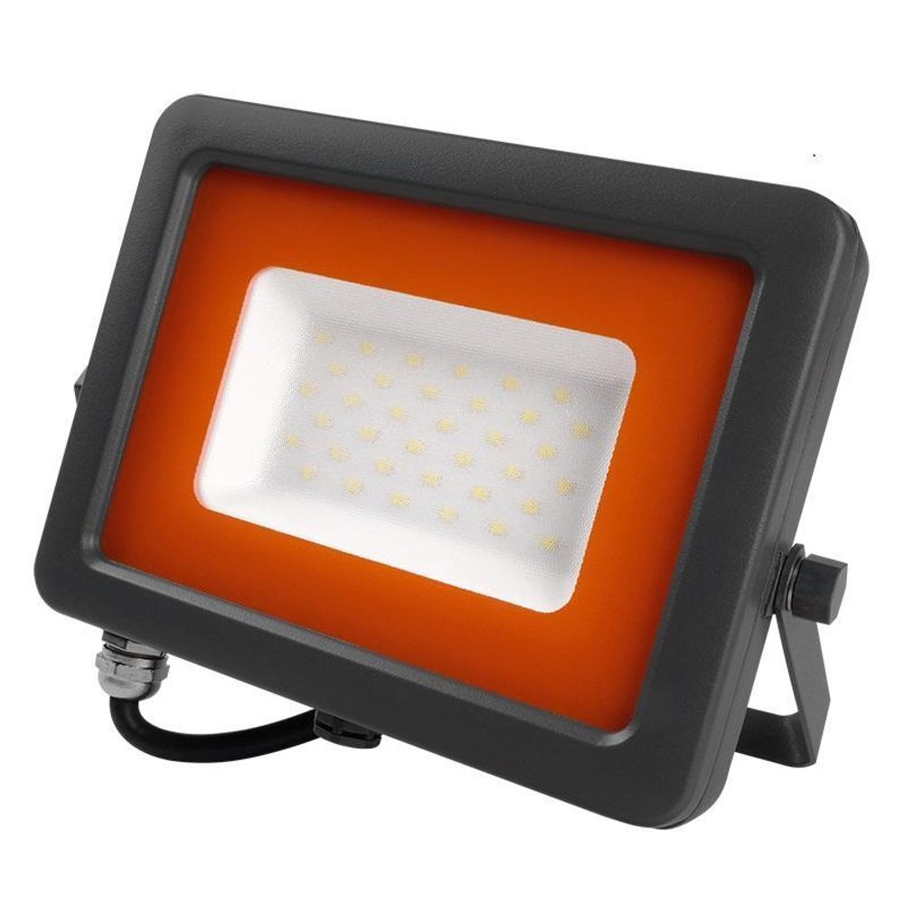 Прожектор светодиодный PFL-S2 30Вт 6500К IP65 220–240В ДО с клапаном закален. матов. стекло сер. Pro JazzWay 2853295D Прожектор светодиодный PFL-S2 30Вт 6500К IP65 220–240В ДО с клапаном закален. матов. стекло сер. Pro JazzWay 2853295D