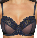 Бюстгальтер plus size с чашками на косточках и боковыми поддержками (Размер: 90I) (Цвет: нежно-розовый)