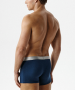 Мужские трусы шорты Atlantic, 1 шт. в уп., пима хлопок, сине-зеленые, MH-1203