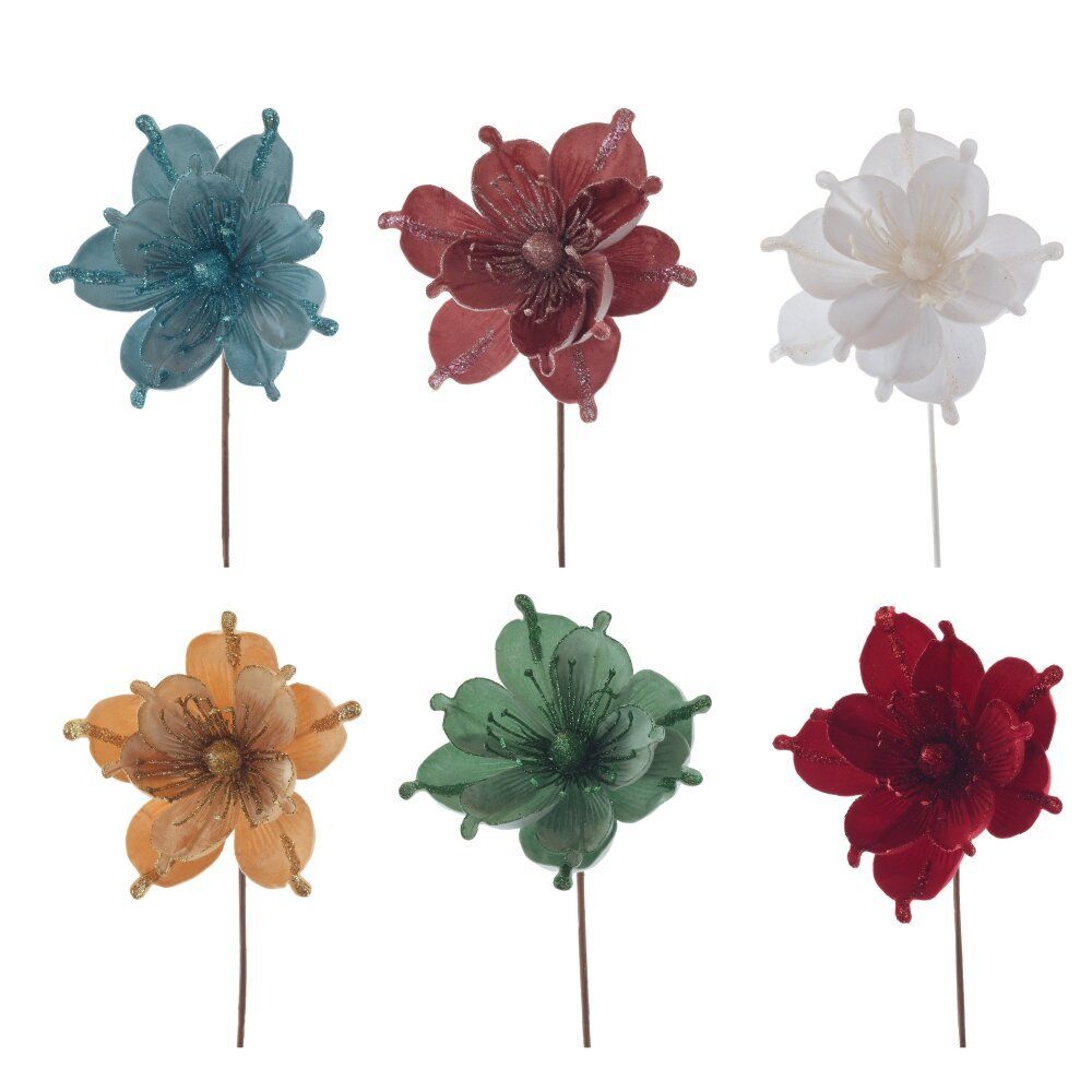 GAEM Цветок искусственный "Магнолия", L21 W21 H38 см, 6в.