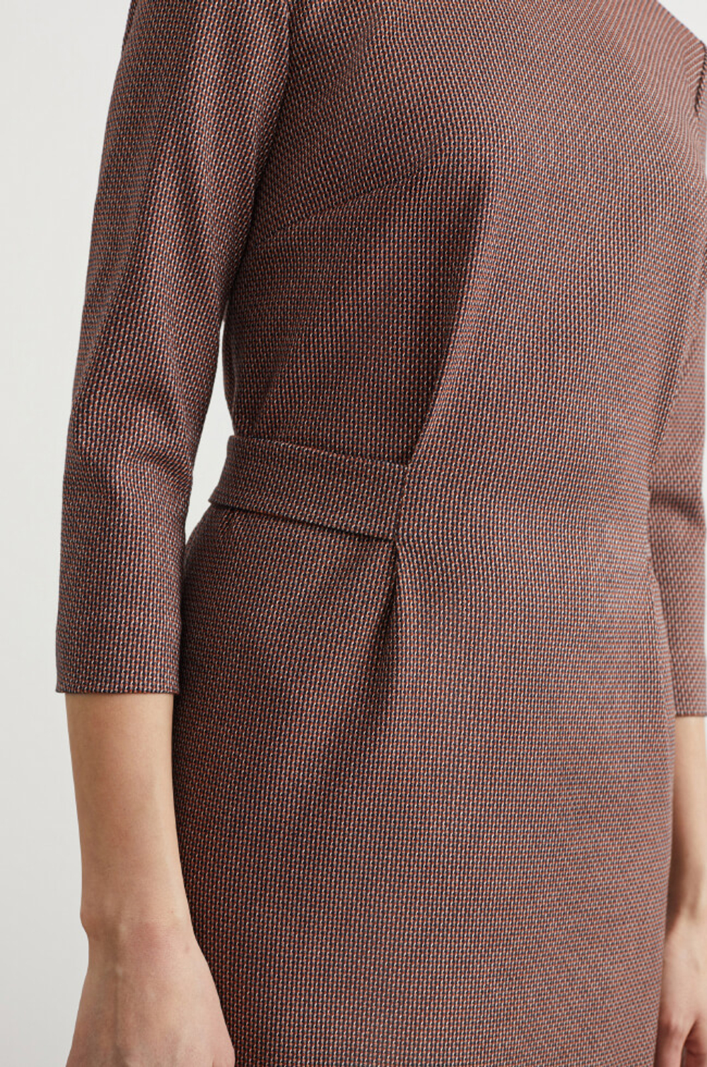 51195 Платье женское (терракотовый меланж)