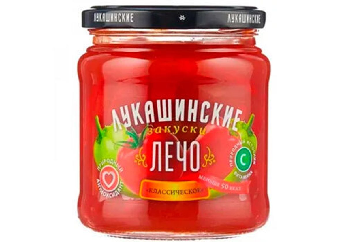 Лечо натуральное "Лукашинские", 450г