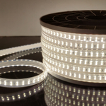Светодиодная лента Лента светодиодная 220V 18W 180Led 2835 двухрядная IP65 дневной белый, 50 м