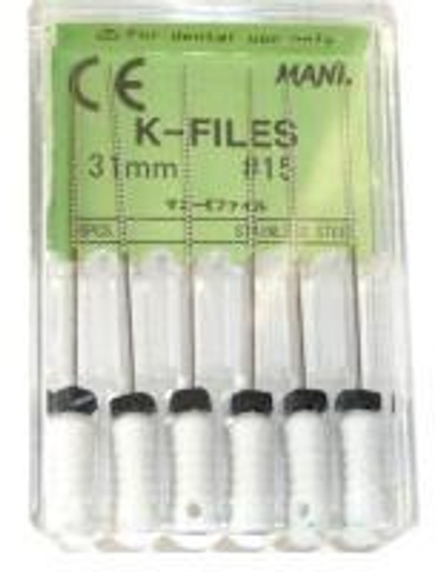 K-Files №15 MANI 6шт, 31мм