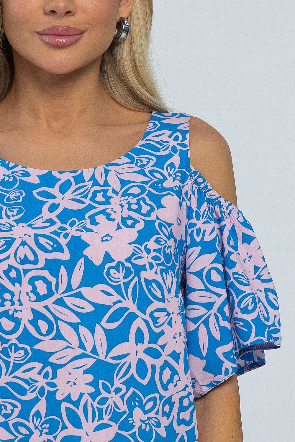 Платье Марианна (сине-розовое) П13472-5М LT Collection