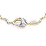 Браслет с принтом «Питон» из лимонного золота c фианитами Артикул: 05-0804-00-401-1121