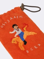 Чехол для очков с вышивкой «Обуздаем всех» OLA OLA