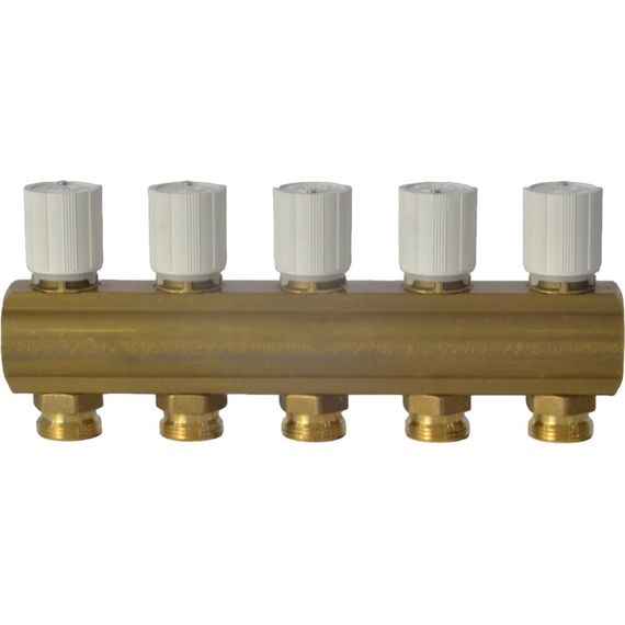 Коллектор Giacomini с термостатическими клапанами 1 x 3/4E /5, R553VY045 купить в Москве и Московской области по низкой цене с доставкой по России — (1) Коллектор Giacomini с термостатическими клапанами 1 x 3/4E /5, R553VY045 — (1)