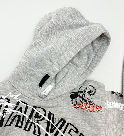 Комплект из футера "Марвел" серый