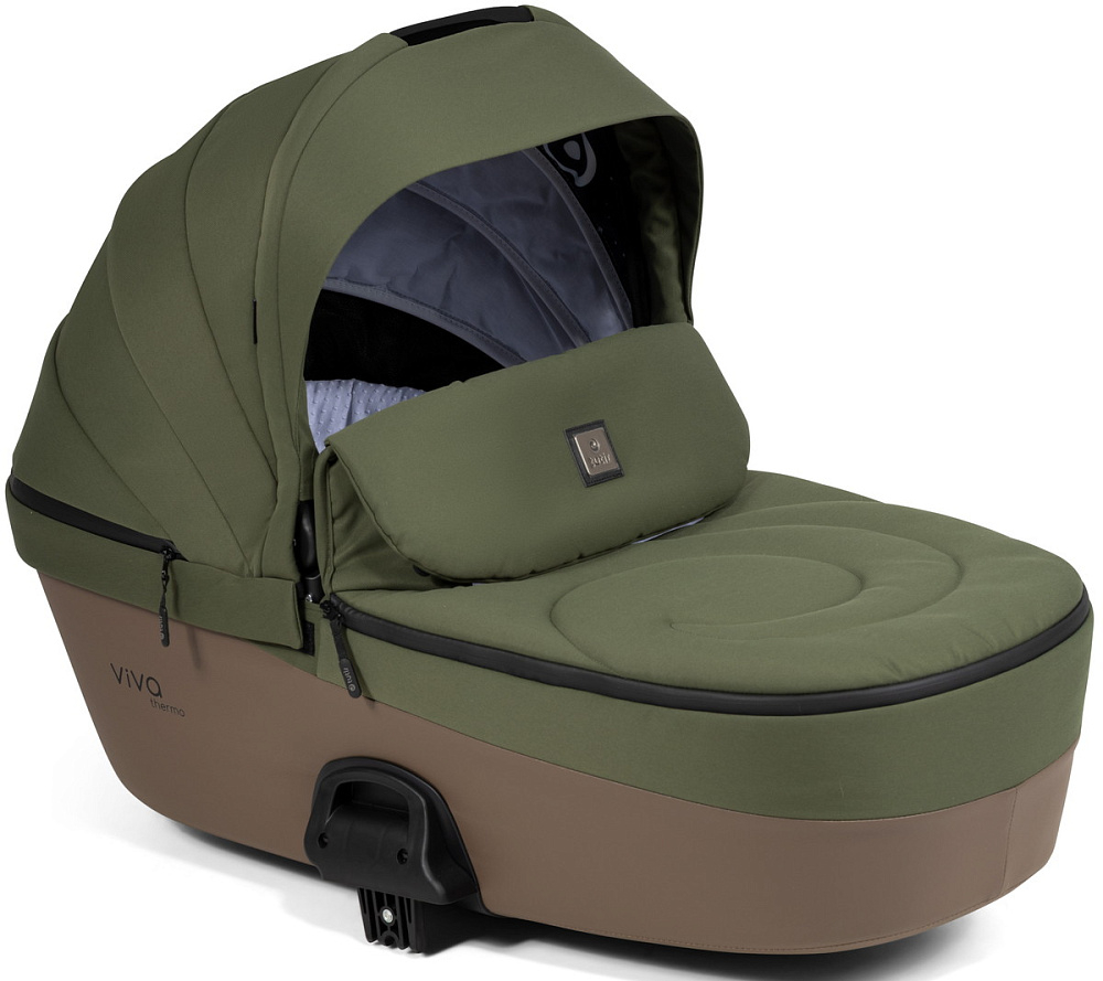Детская коляска Tutis Viva 6 Plus Essential 3 в 1 с автокреслом Beno Beige 1612050 Pine