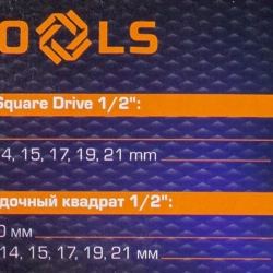 Набор инструментов 10пр, 1/2''( 6гр.) MEGATOOLS MT-4104-5
