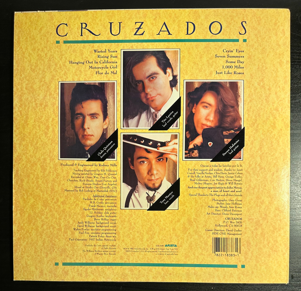 Cruzados - Cruzados (США 1985г.)