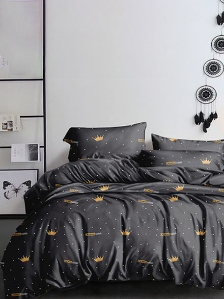 Пододеяльник Simple House "Crowns (полисатин)" 1,5-сп 145х215 см