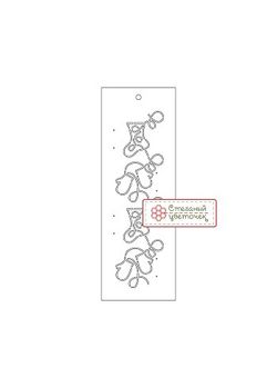 Шаблон для стежки "Варежки, носочки" малый (арт. T09)