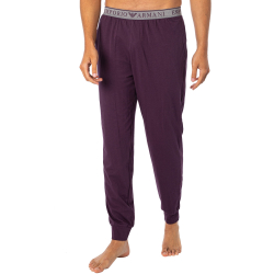 Мужская пижама серая толстовка, фиолетовые штаны Emporio Armani 111789_4F720 15449