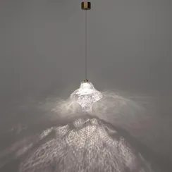 5107/3LA L-VISION  ODL26 антич.бронза/прозрачный металл/стекло Подвес LED x 3W 4000K ORDI
