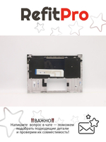 Верхняя панель с клавиатурой (топкейс) для ноутбука Lenovo Yoga Slim 7 Carbon 13ITL5 82EV раскладка - русская, с подсветкой, белая (5CB1B08009), оригинал