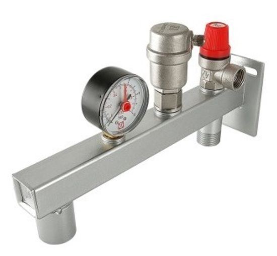 Группа безопасности расширительного бака Valtec VT.495.0.3 (3/4", до 50 л, 10 бар, до 44 кВт)