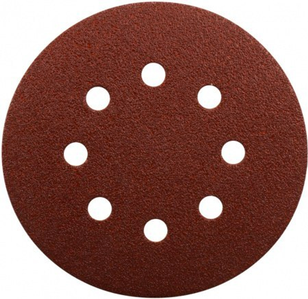 Диск шлифовальный 8 отв.коричневый D150 мм, A150, 10 шт. Makita D-54639
