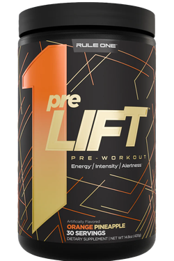 Rule One preLIFT 420 gr , Предтренировочный комплекс, Апельсин и Ананас