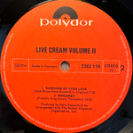 Cream - Live Cream Volume II (Германия 1972г.)