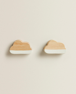 Мебельная ручка Zara Home, 2х4х4 см, дерево, 2 шт., 5622/555