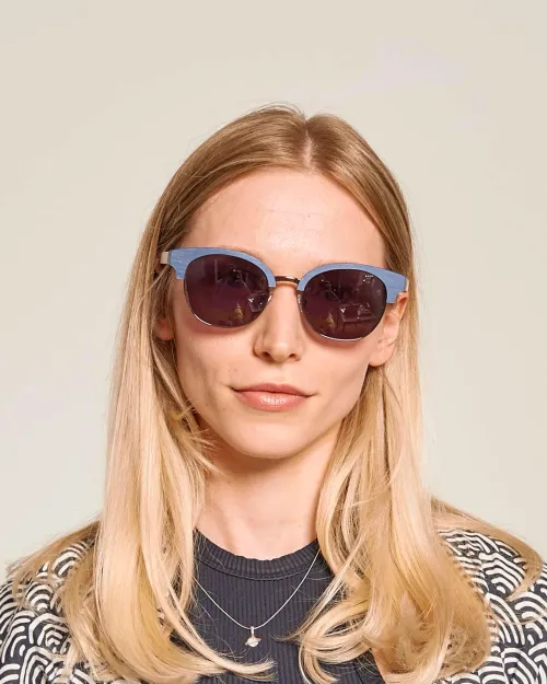 Очки солнцезащитные Catwalk 5 Blue wood / Dark grey