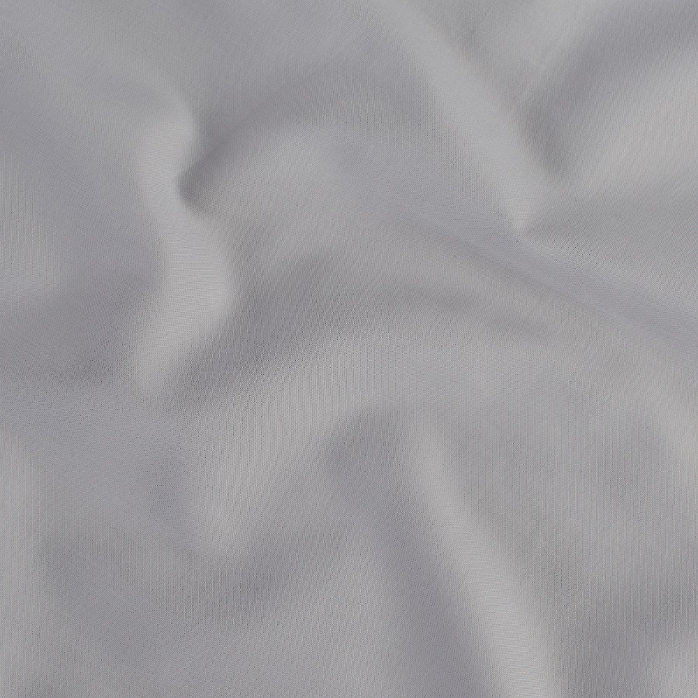 Простыня на резинке из сатина серого цвета из коллекции russian north, 180х200х30 см