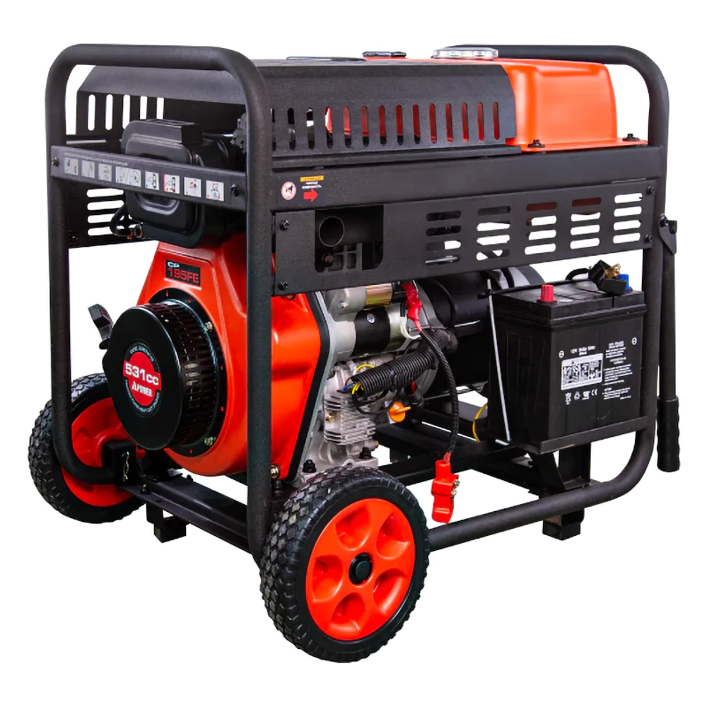 A-iPower AD7500EA дизельный генератор с блоком АВР 400В/25А (8 pin) 20408/29707