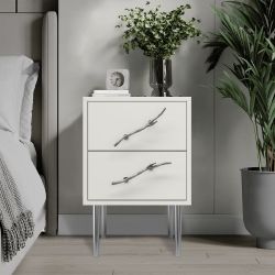 Тумба Арт Колор matte Стайл Сильвер Белый опал матовый