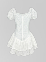 Комбинезон WZY 2395 короткий хлопковый с узором сердечек