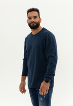 Лонгслив Bowery NYC однотонный Vintage Iris