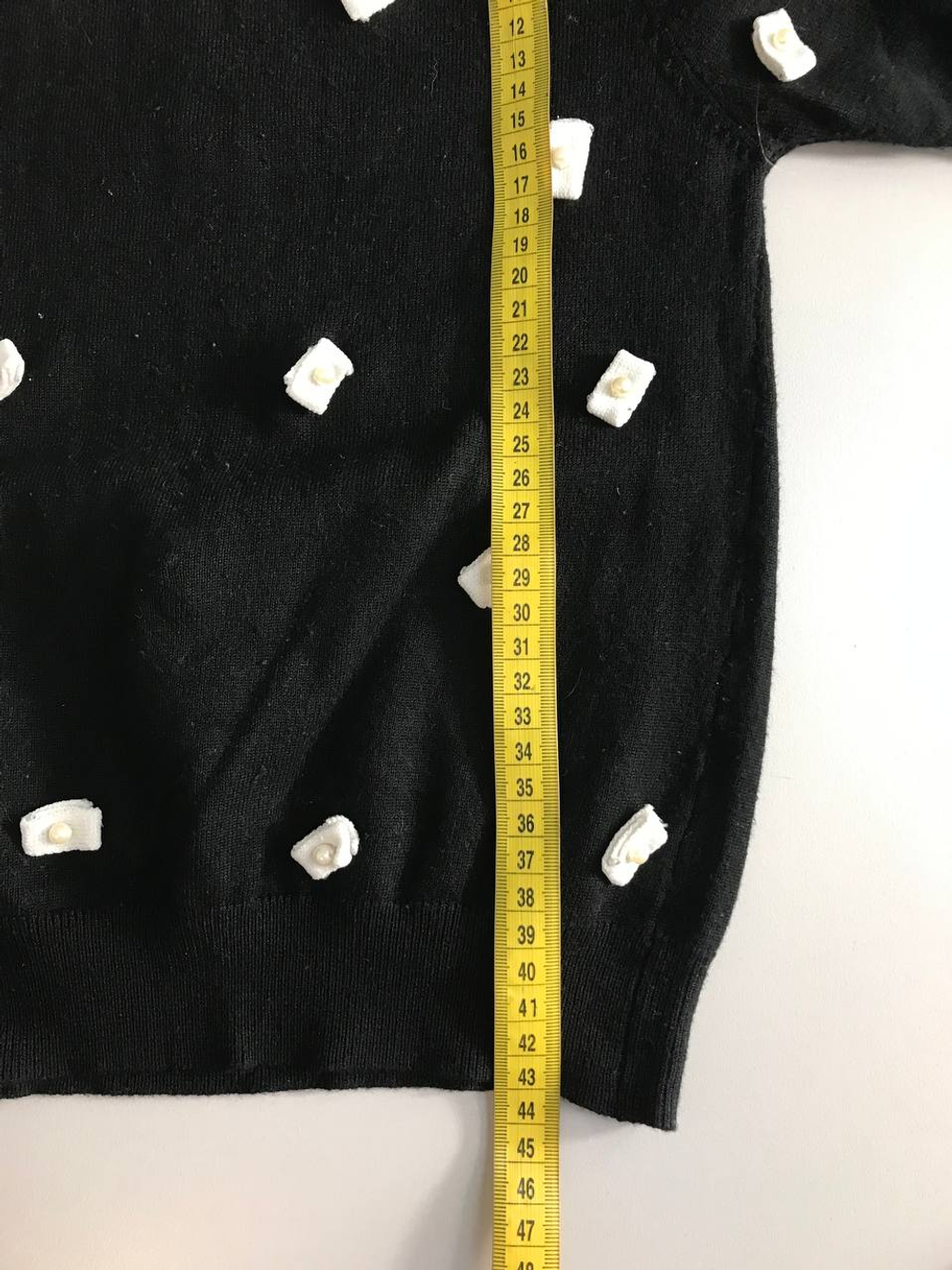 Джемпер с декором, визуально на 9/10 лет