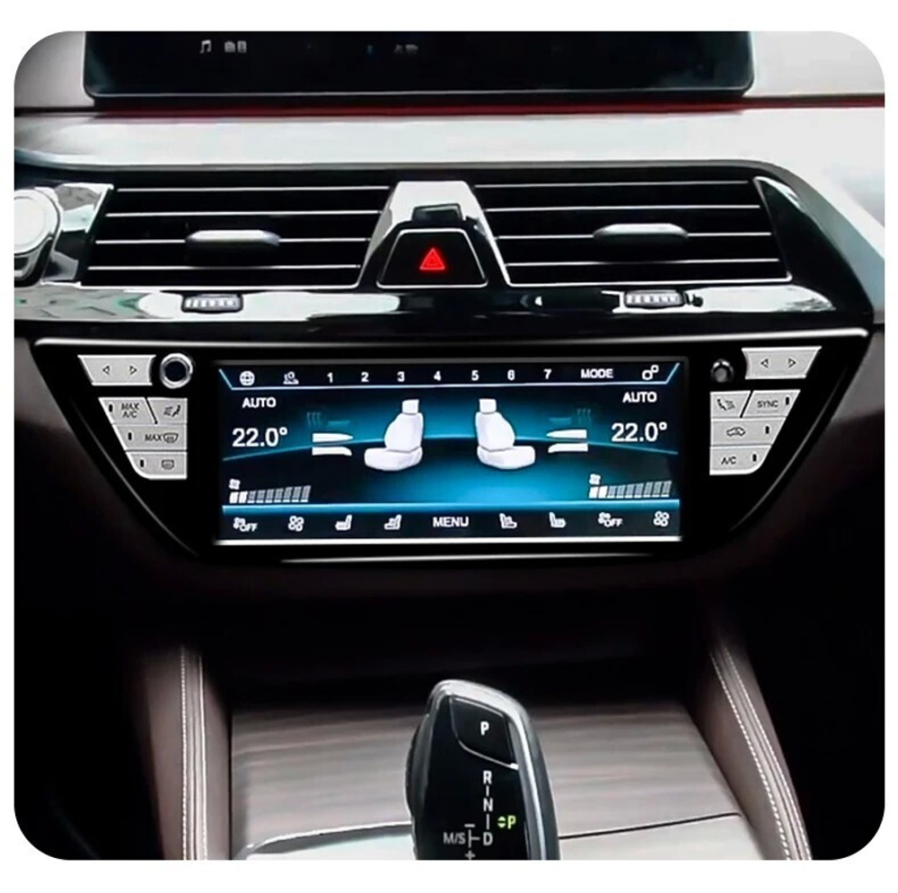 Сенсорная панель климата BMW X4 G02 2017-2023 - Carmedia ZF-2025-G02 c LCD (ЖК) экраном 8.8"